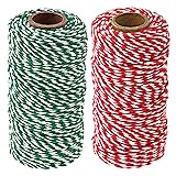 SORDIM Cotton Twine String, 656 Feet Holiday Bakers