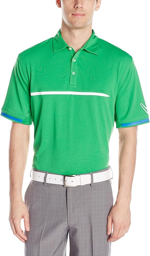 Callaway Men's Golf Short Sleeve Signature Performance Polo Shirt Amazon.co.uk Clothing