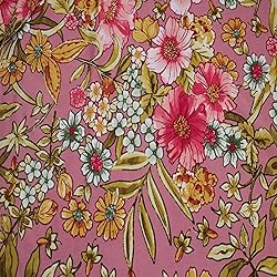 60" Wide Printed 4-Way Stretch Venezia Polyester