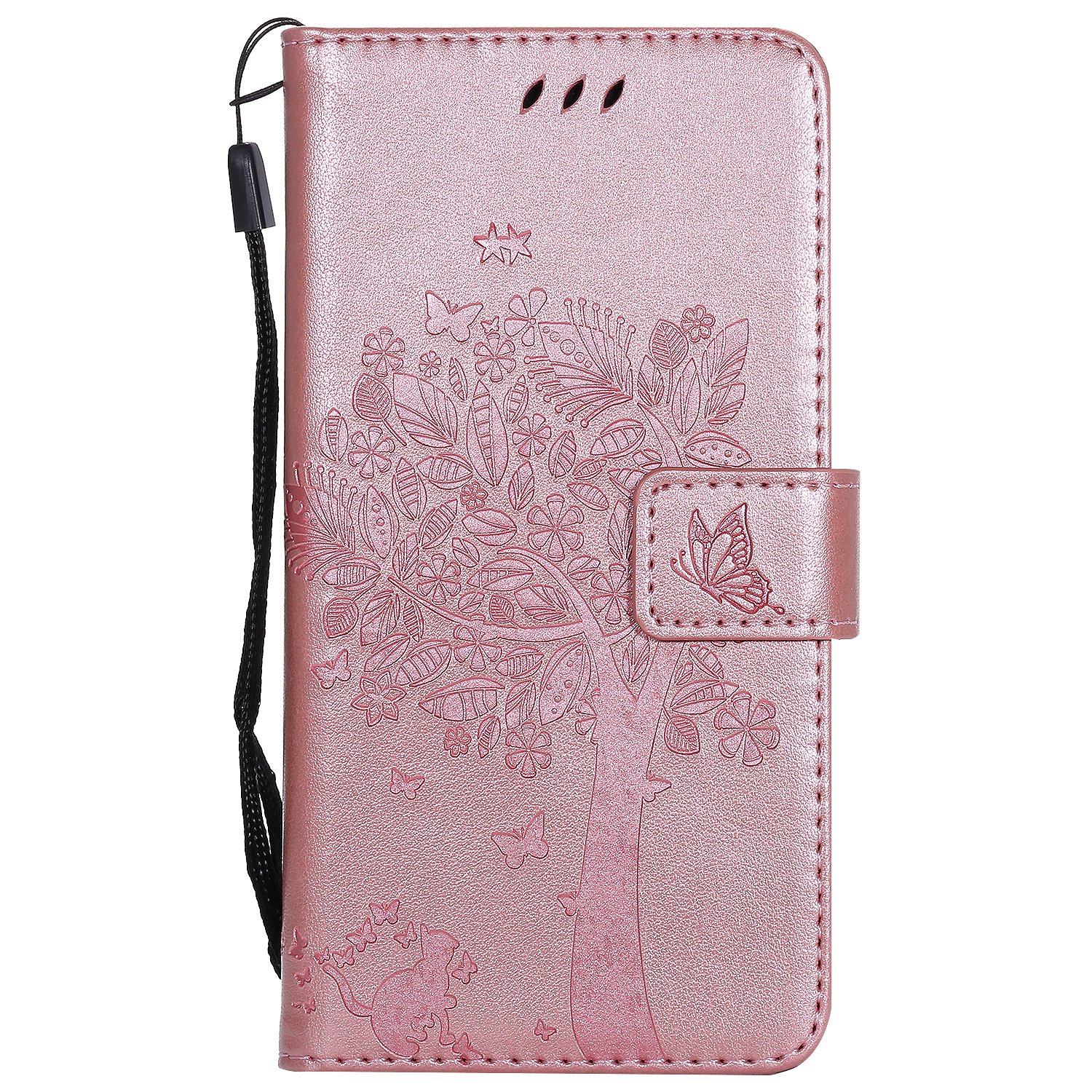 Best phone case with card holder lg g5 rose gold