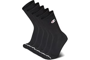 Champion Men's Moisture-wicking Athletic Crew Socks with Cushioning & Arch Support