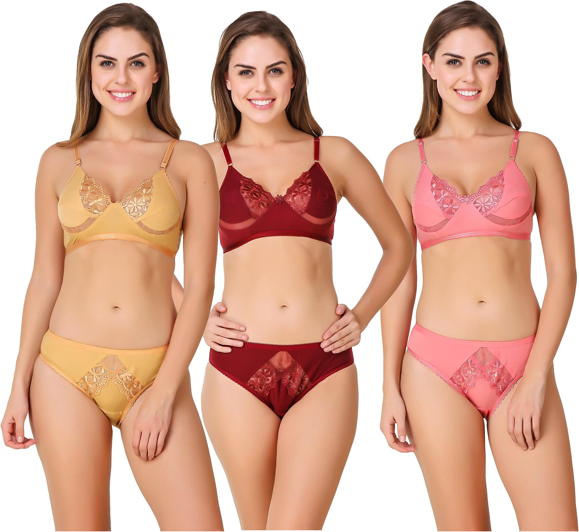 In Beauty Ladies Undergarments Bra Panty Set