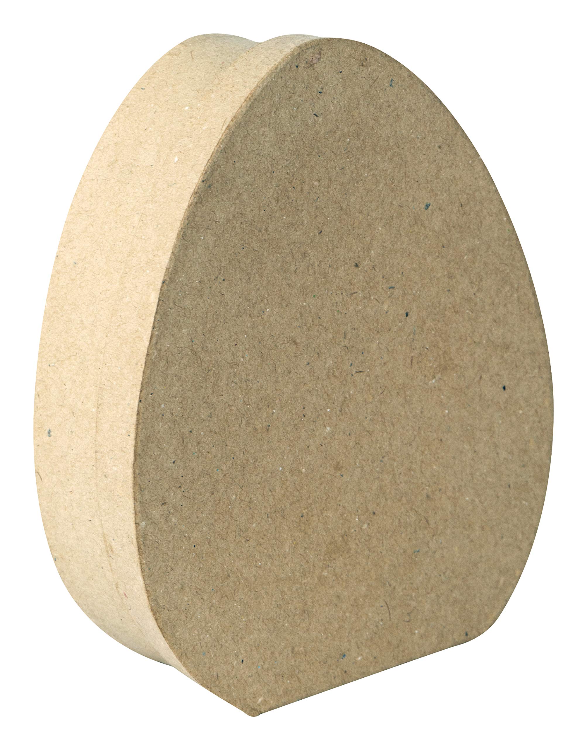 Décopatch - Ref BT068C - Egg Shapes Box - Papier Maché Object to Decorate - 4 x 12 x 14.5cm - Decorate with Décopatch Papers & PaperPatch Glue, Glitter, Paints