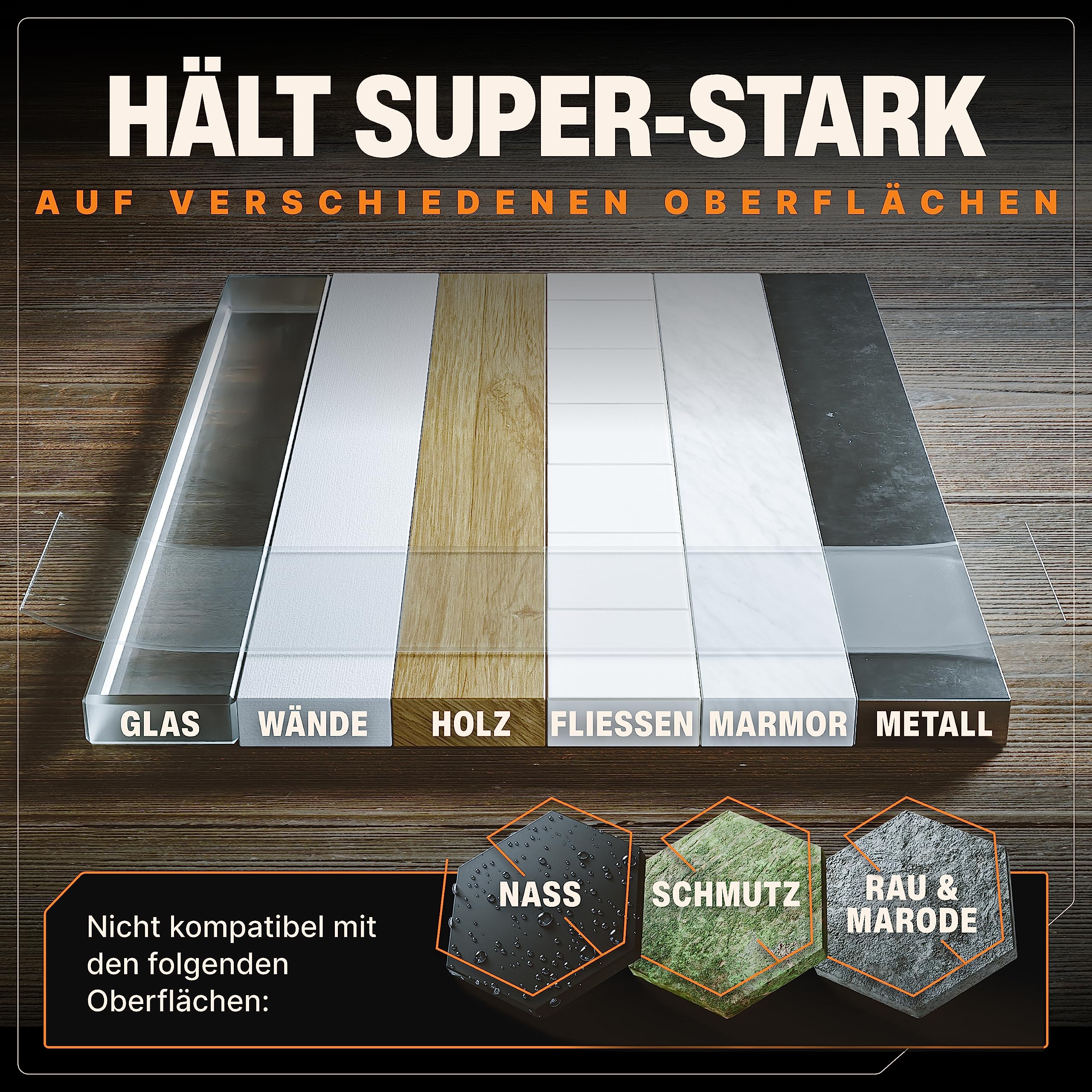 BAURIX® Nano Tape Doppelseitig [2m] – Starkes Klebeband für Wand, Teppich & Deko – transparent, waschbar, wiederverwendbar – ideal für DIY und professionelle Anwendungen 5