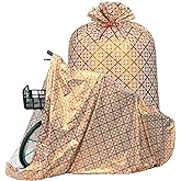 Teling 2 Pcs 80 x 60 In Jumbo Bike Gift Bags Giant Plastic Extra Large Bicycle Bags Weddings Birthdays Engagement Party