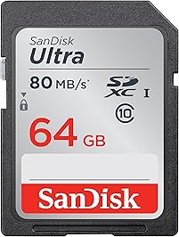 SanDisk 64GB Ultra SDXC UHS-I Memory Card SDSDUNC-064G-GN6IN