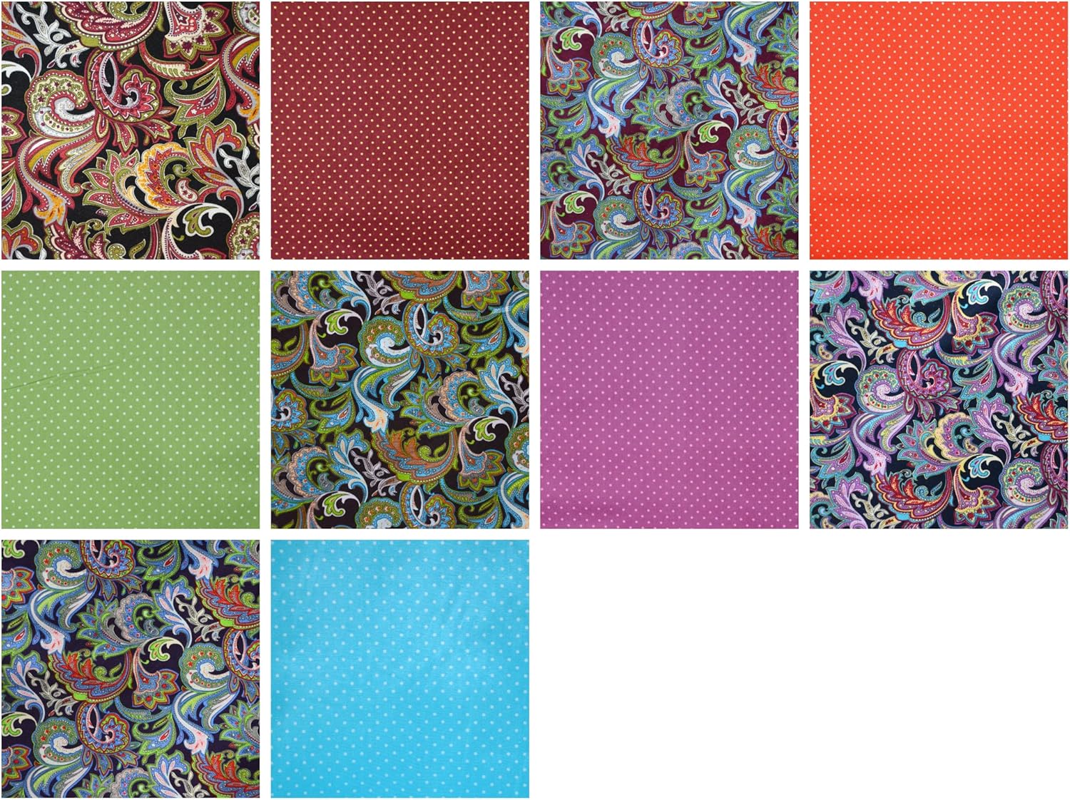 Polly Cotton Jelly Rolls Fabric Material for Quilting, Patchwork