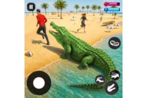 Hungry Crocodile Angry Alligator - Animal Attack Simulator Game 2025