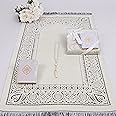 IEF Muslim Prayer Rug Islamic Prayer Mat Quran Prayer Beads Gift Set, Ramadan Eid Gifts, Birthday Gifts for Women, Velvet Prayer Rug Arabic Quran Pearl Tasbeeh