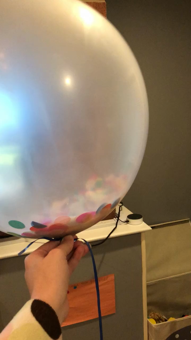 36" Confetti Balloons Jumbo Latex Balloon Paper Balloons Crepe Paper Filled with