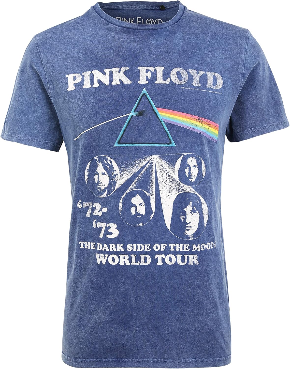 Pink Floyd World Tour Blue TShirt Size XL by ReCovered Amazon.co.uk