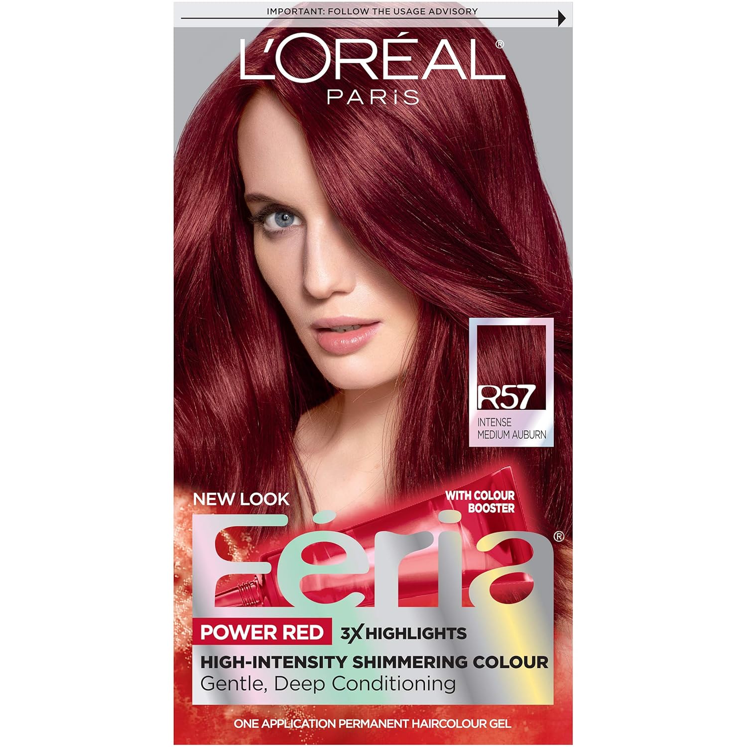 Buy L Oreal Paris R57 Intense Medium Auburn Feria Power Reds Hair