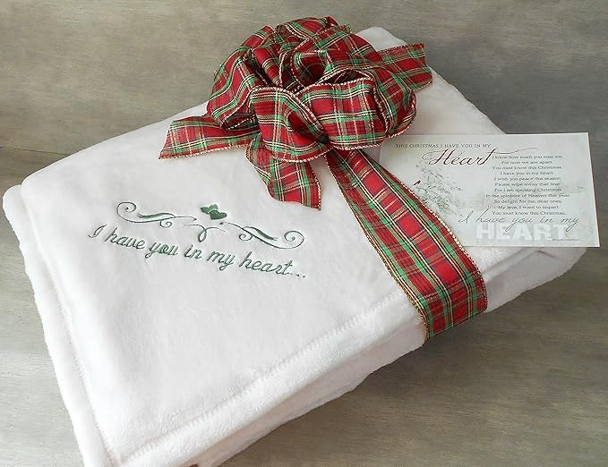 Amazon.com: Christmas Memorial Sympathy Gift Blanket in Loving Memory