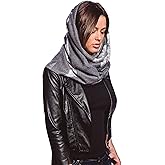 Cashmere & Rayon Wrap Shawl for Women Winter Extra Large (68" X 29") Pashmina Scarf
