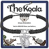 Yvesmillauly Bracelets Cute Koala Bracelet for Women, Koala Lovers Gift, Exquisite Koala Jewelry Gift for Birthday Christmas Graduation Animal Lover