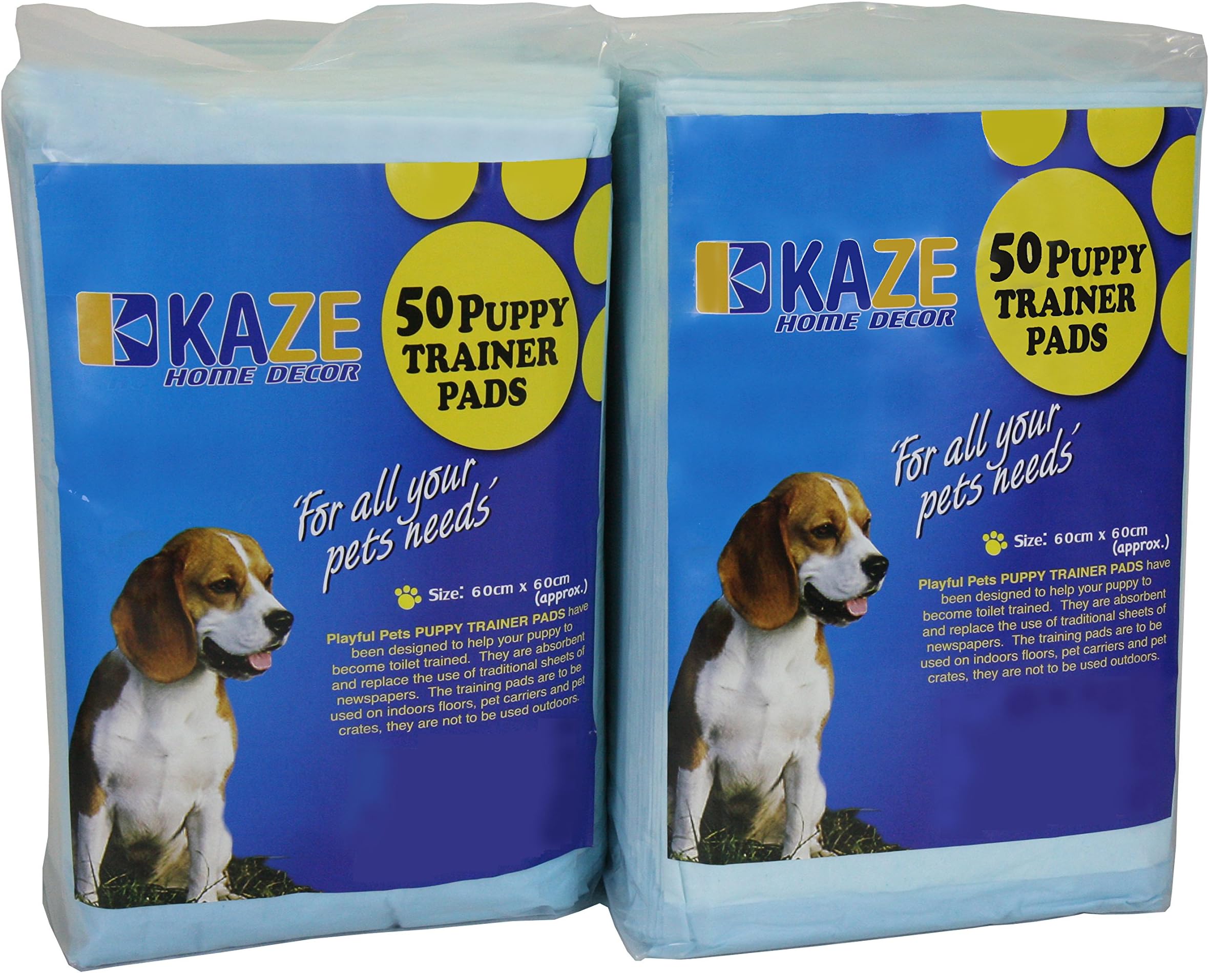 KAZE Training Pads 100-count, 23-inch by 23-inch