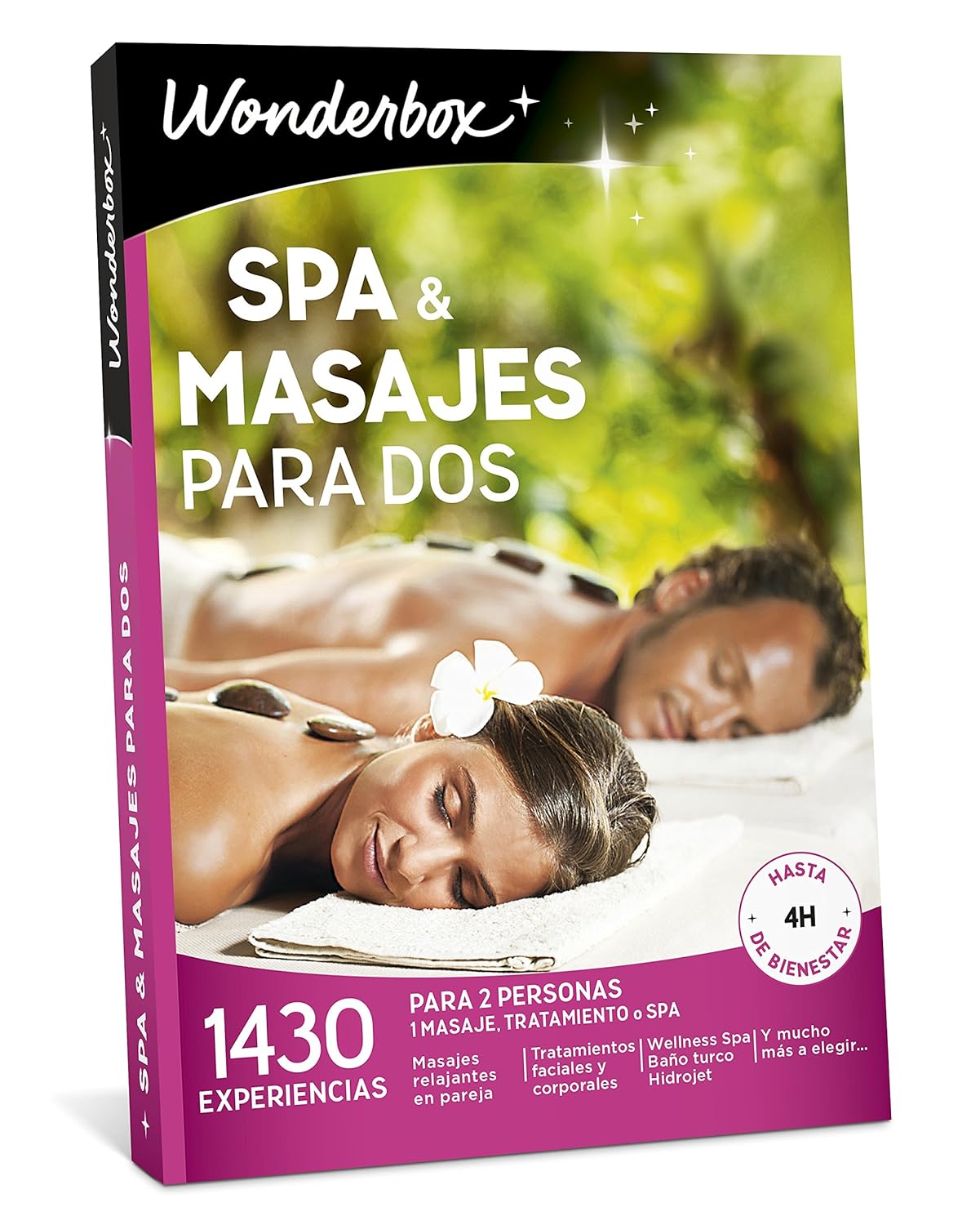 WONDERBOX Caja Regalo -SPA & MASAJES para Dos- 1.430 experiencias para Dos Personashttps://amzn.to/2vhiUbR