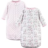 Hudson Baby BabyCotton Long-Sleeve Wearable Sleeping Bag, Sack, Blanket