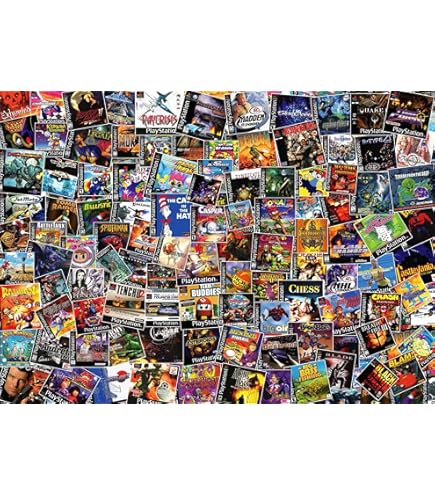 Amazon.com: X-Treme Games Collage Puzzle for Adults and Kids