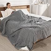 Electric Blanket Queen Heated Blanket Queen Size 84"x90" Dual Control Electric Blanket, 5 Heat Settings & 10 Hour Auto Off with FCC/ETL Certified, Overheat Protection & Machine Washable, Light Grey