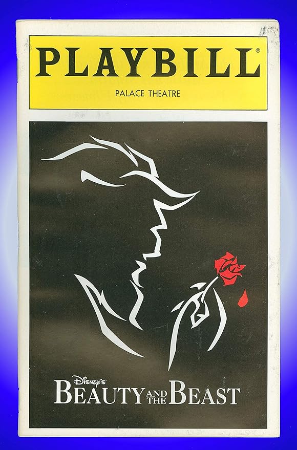 Beauty and the Beast, Broadway Playbill + Terrence Mann, Gary Beach