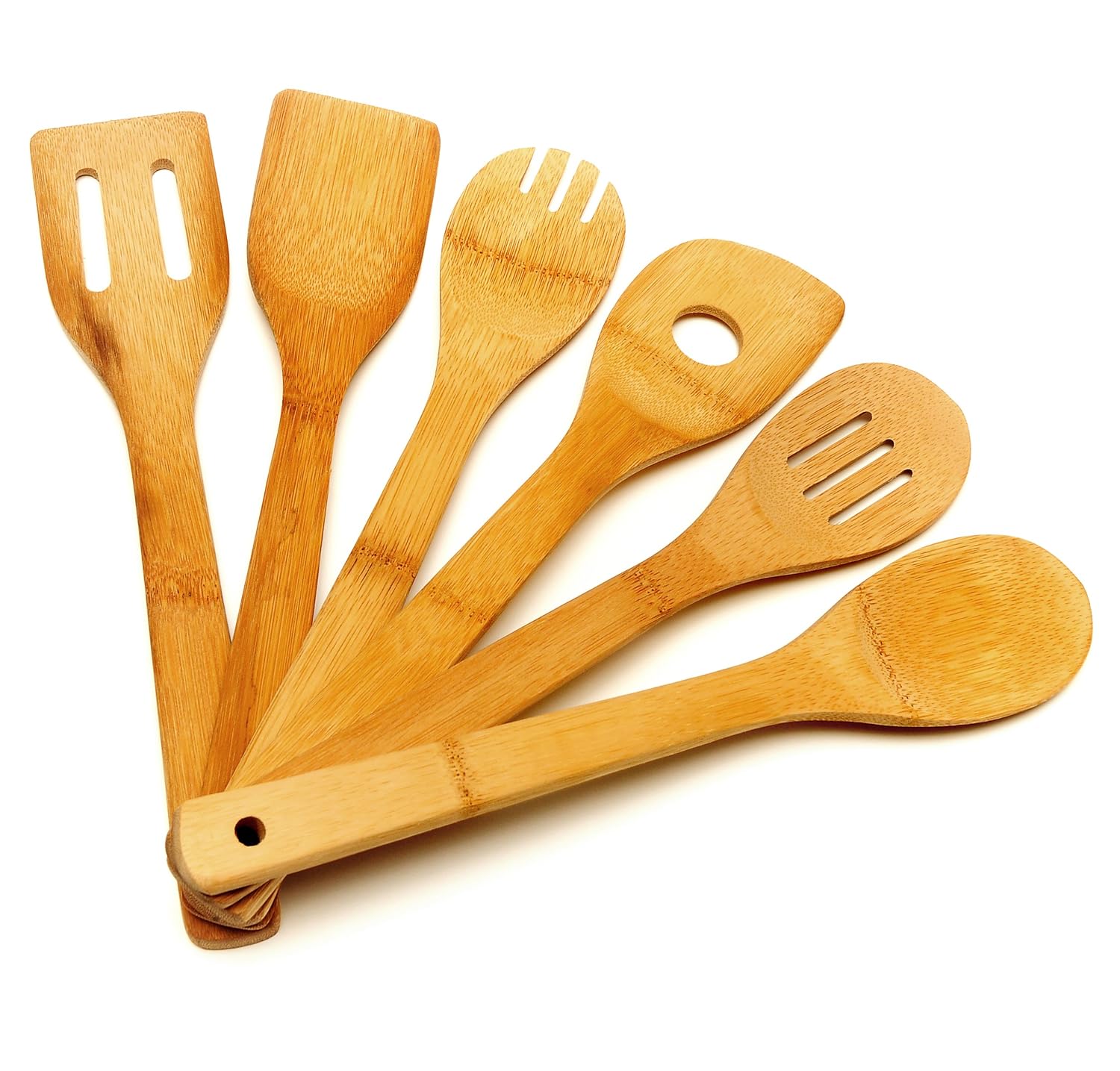 thumbnail image 2 of Wooden Cooking Utensil Set – Bamboo Spoons And Spatula, Kitchen Tools, Sheesham Wood 2 of 6