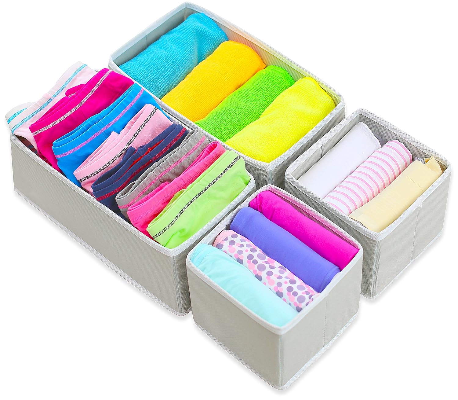 Simple Houseware Foldable Cloth Storage Box Closet Dresser Drawer