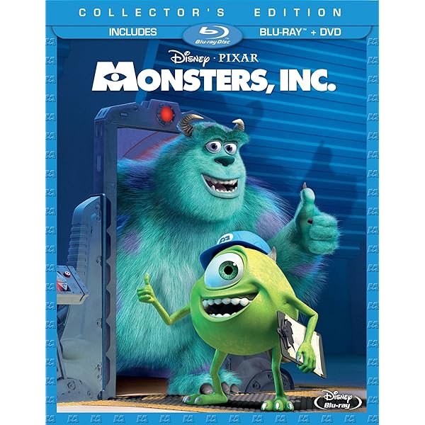 Amazon.com: Monsters, Inc. (Four-Disc Blu-ray/DVD Combo + Digital