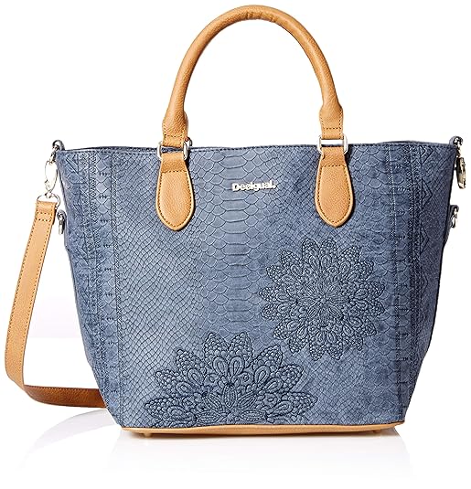 Desigual Damen Bols_aquiles Florida Henkeltasche, 16.5x25.8x26.2 cm