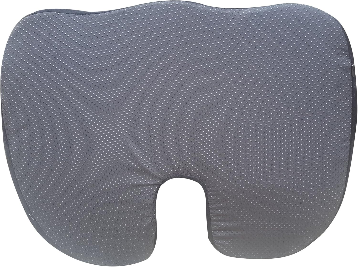 FOMI Extra Thick Firm Coccyx Orthopedic Memory Foam Seat Cushion | Black Large Cushion for Car or Truck Seat, Office Chair, Wheelchair | Back Pain Relief: Health & Personal Care
