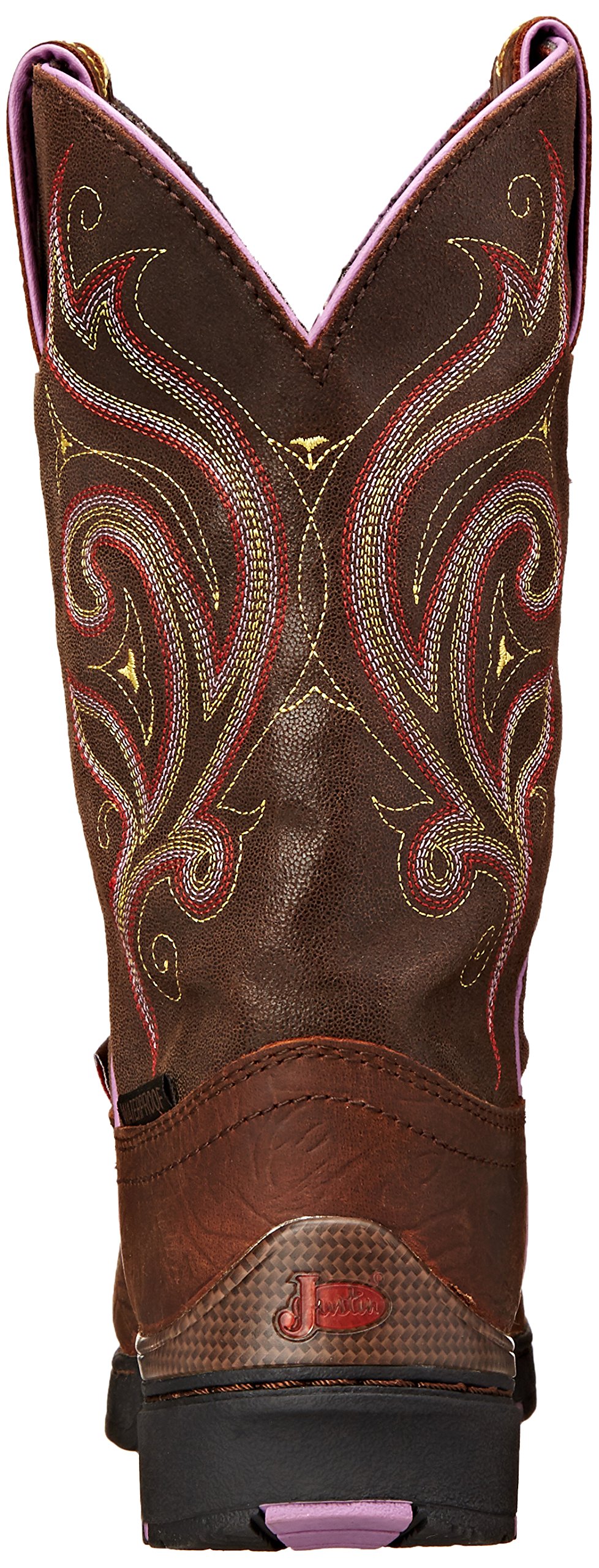 Justin Boots Women's Strait Collection, Oily Barn Wood 6.5 B US