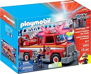 playmobil fire trailer
