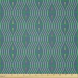 Ambesonne Abstract Fabric by The Yard, Modernistic