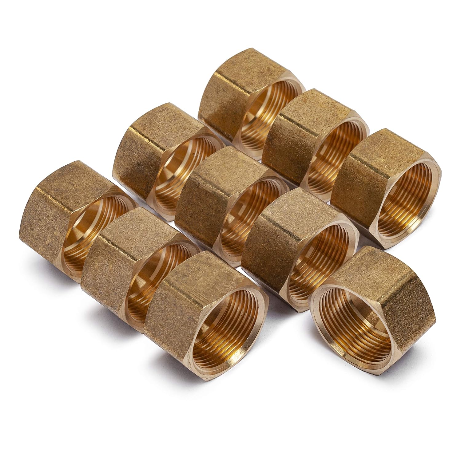 LTWFITTING 3/4Inch Brass Compression Nut,BRASS COMPRESSION FITTING(Pack of 10) Amazon.ca