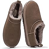Project Cloud 100% Genuine Leather Micro Boots for Women – Water Resistant Womens Boots with Memory Foam Insole – Slip On Fall Shoes for Women 2026 for All-Day Comfort (HIPSTER)