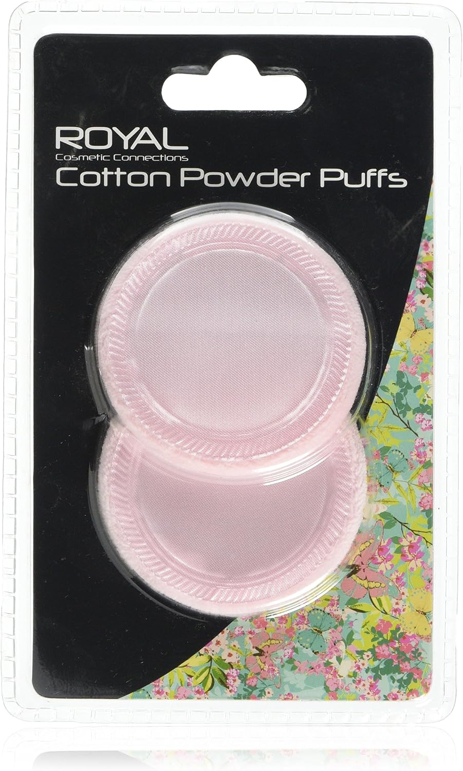 Royal Functionality Cotton Powder Puffs, 2-Piece, 2 Count (Pack of 1)