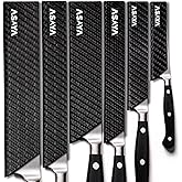 Asaya Professional Knife Edge Guards -Universal Blade Covers - Extra Strength, ABS Plastic and BPA-Free Felt Lining, Non-Toxi