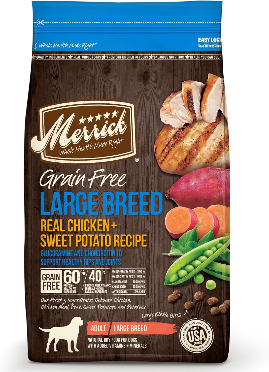 Merrick Large Breed Grain Free with Real Meat + Sweet Potato Dry Dog Food