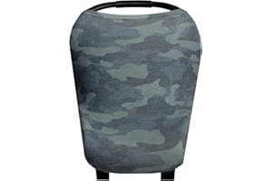 Copper Pearl Baby Car Seat Cover Canopy and Nursing Cover Multi-Use Stretchy 5-In-1 Gift "Hunter"
