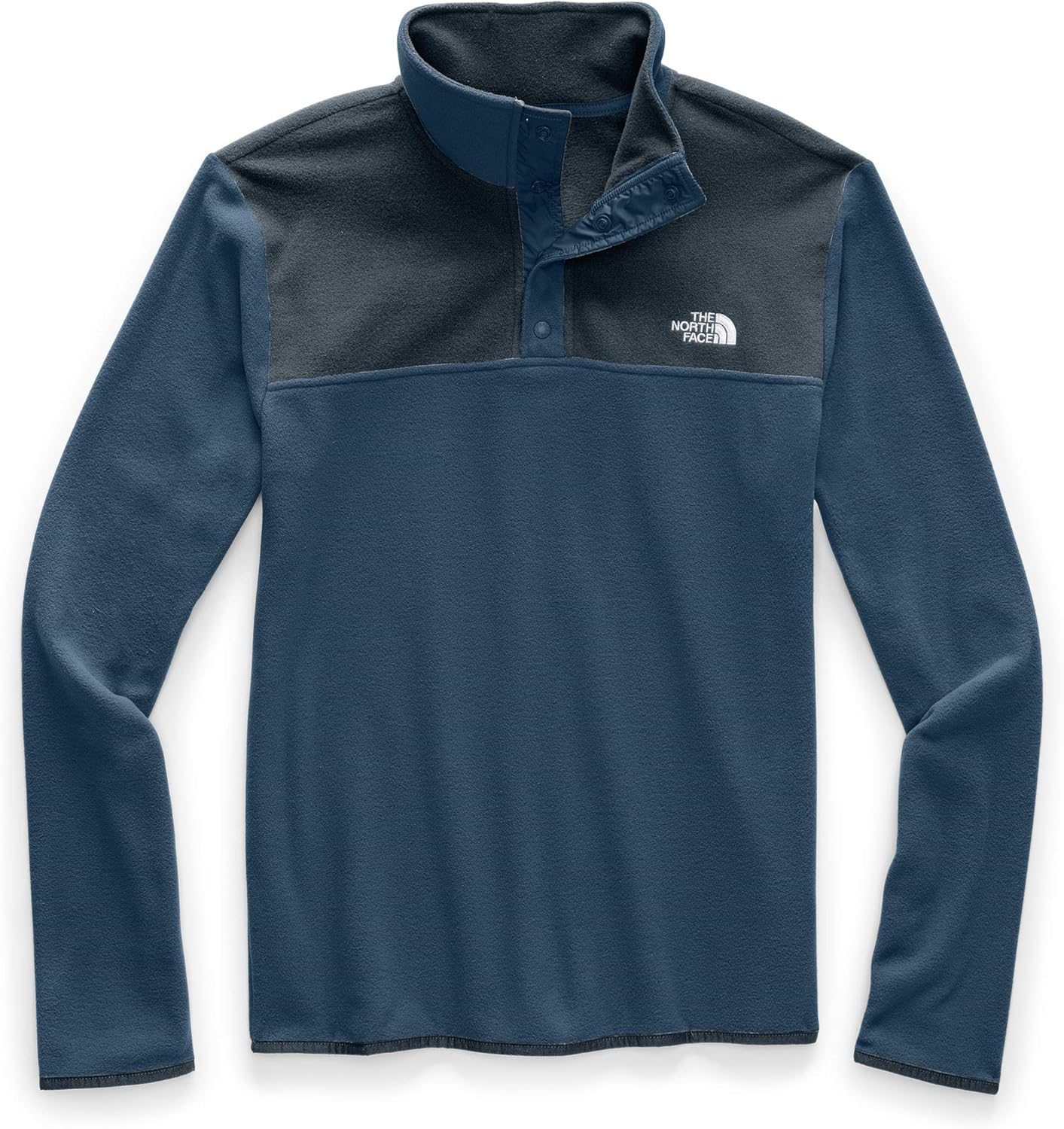 The North Face Men's TKA Glacier Snap-Neck Pullover: Clothing