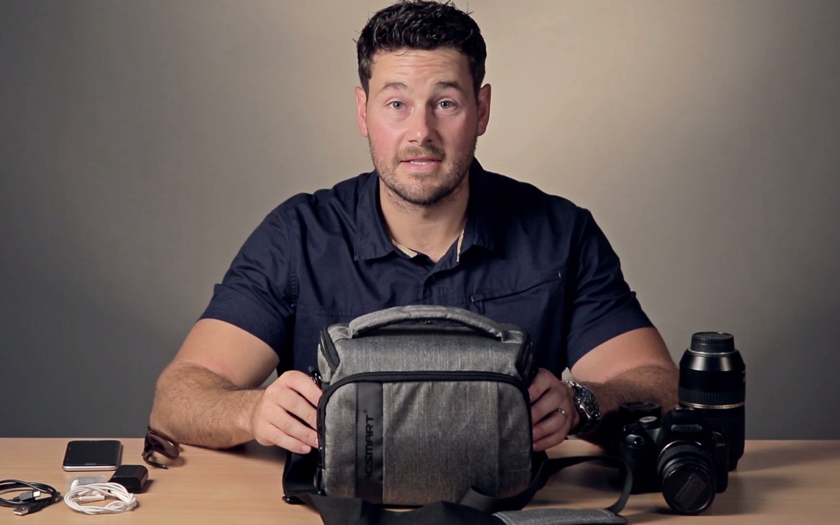 6 BAGSMART+Compact+Camera+Shoulder+Waterproof