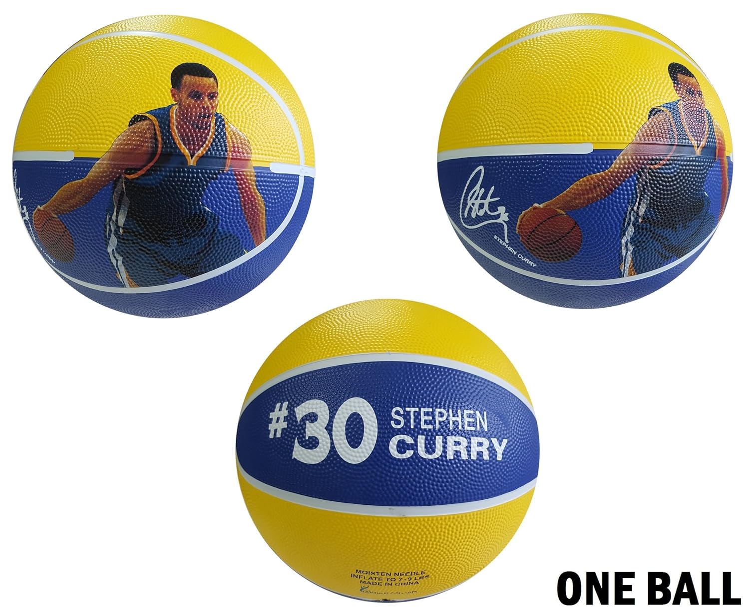 iSport Gifts Steph Curry Basketball ✓ Size 5 for Kids Adult ✓ Premium Gift Steph Curry Basketball ✓ Unique Design ✓ Durable Soft Construction