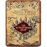 Harry Potter Marauders Map Micro Raschel Fleece Throw Blanket 48" x 60"