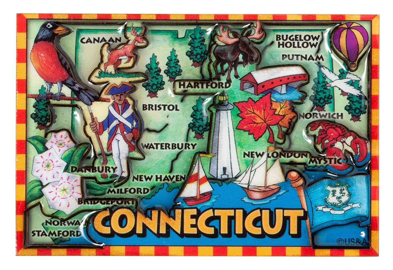 The 10 Best States Refrigerator Magnets Ct