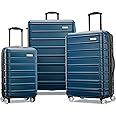 Samsonite Omni 2 Hardside Expandable Luggage with Spinner Wheels, 3-Piece Set (19/24/28), Lagoon Blue