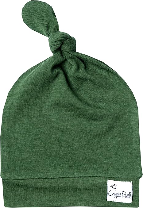 top knot baby beanie