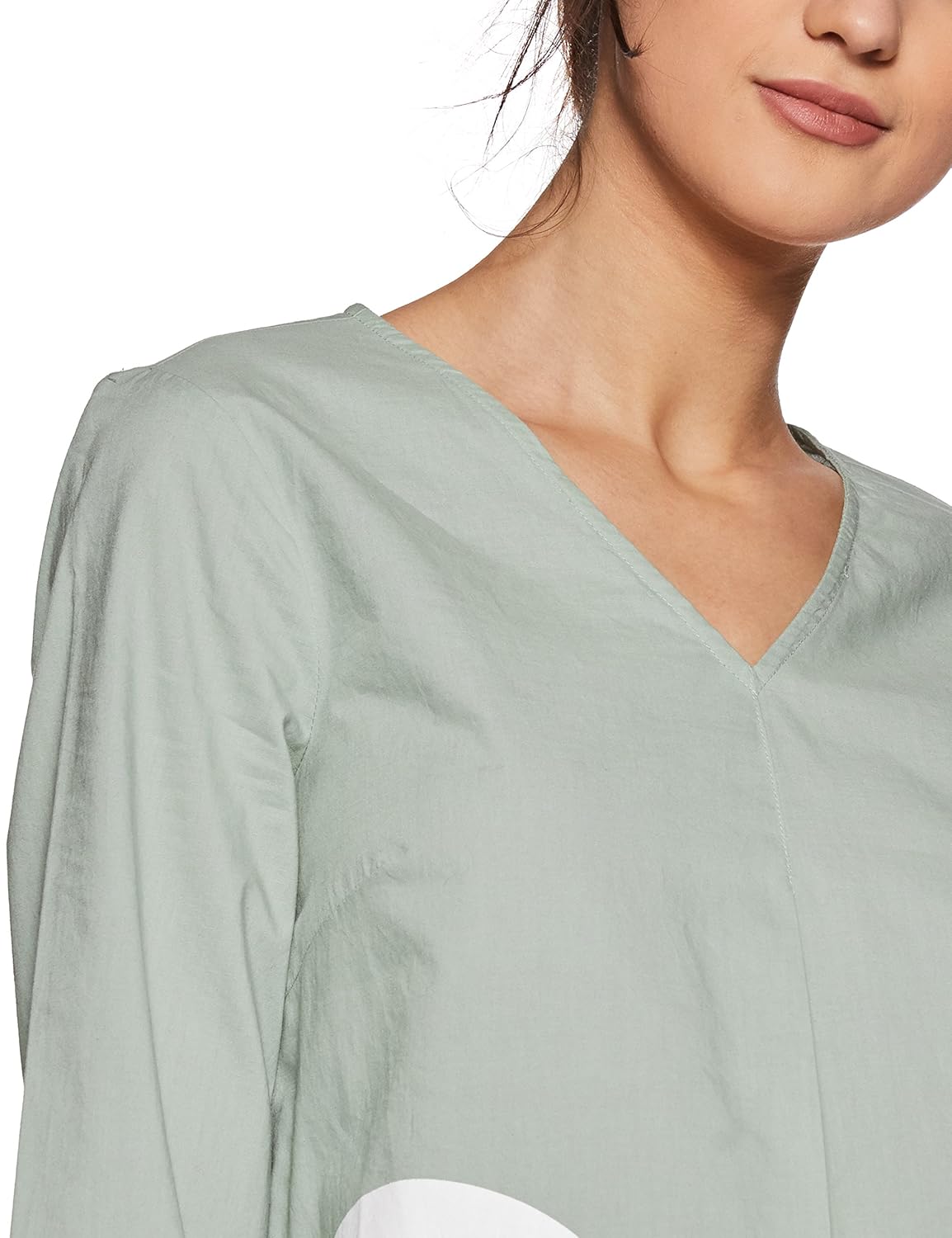 vero moda women's polka dot regular fit top