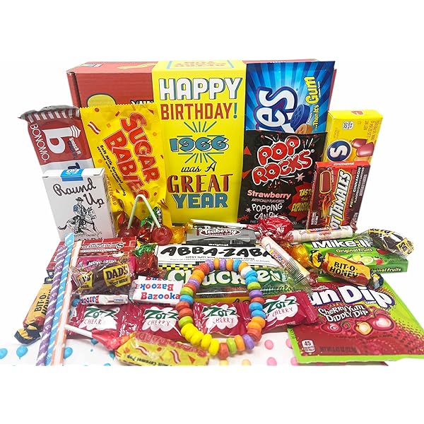 Amazon.com : RETRO CANDY YUM ~ 1976 49th Birthday Gift Box