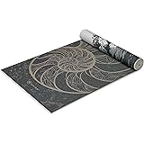 Gaiam Premium Reversible Print Yoga Mat, Extra Thick Non Slip Exercise & Fitness Mat for All Types of Yoga, Pilates & Floor Exercises