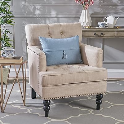 Christopher Knight Home Malone Club Chair, Beige – Cozy Comfort